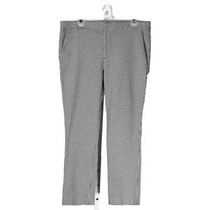 Ralph Lauren Women's Pants Black White Houndstooth Check Stretch Office Work 10